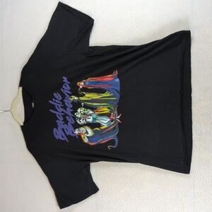 Disney Women's Baddie Behavior Villains Ursula Cruella De Ville Graphic Shirt XL